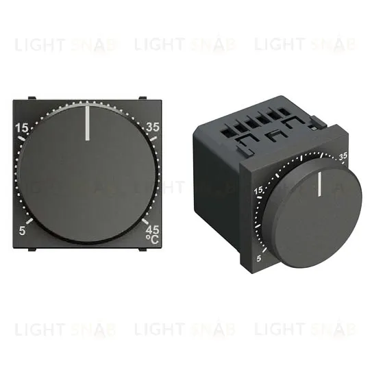 Терморегулятор теплого пола ABB Niessen Zenit с датчиком пола (антрацит) 2CLA224030N1801 2CLA224030N1801