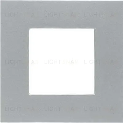 Рамка одинарная ABB Niessen Zenit, немецкий стандарт (серебристый) 2CLA227100N1301+2CLA227190N1001 2CLA227100N1301 + 2CLA227190N1001