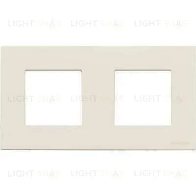 Рамка двойная ABB Niessen Zenit, немецкий стандарт (белый) 2CLA227200N1101+2CLA227190N1001+2CLA227190N1001 2CLA227200N1101 + 2CLA227190N1001