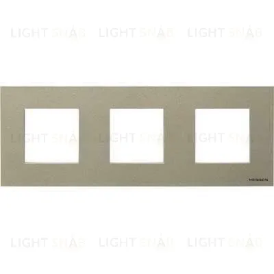 Рамка тройная ABB Niessen Zenit, немецкий стандарт (шампань) 2CLA227300N1901+2CLA227190N1001+2CLA227190N1001+2CLA227190N1001 2CLA227300N1901 + 2CLA227190N1001