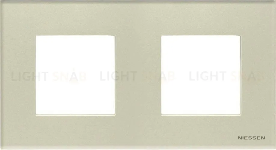 Рамка двойная ABB Niessen Zenit, немецкий стандарт (жемчужное стекло) 2CLA227200N3501+2CLA227190N1001+2CLA227190N1001 2CLA227200N3501 + 2CLA227190N1001