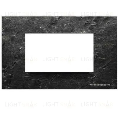 Рамка на 4 модуля ABB Niessen Zenit, итальянский стандарт (сланец) 2CLA247400N2201+2CLA247490N1001 2CLA247400N2201 + 2CLA247490N1001