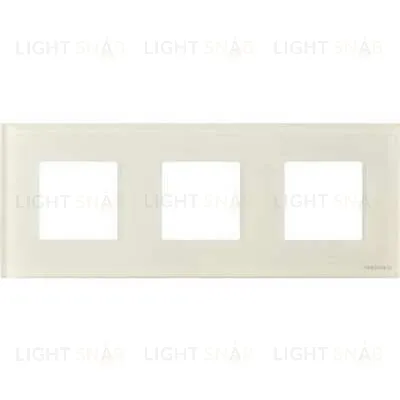 Рамка тройная ABB Niessen Zenit, немецкий стандарт (белое стекло) 2CLA227300N3001+2CLA227190N1001+2CLA227190N1001+2CLA227190N1001 2CLA227300N3001 + 2CLA227190N1001