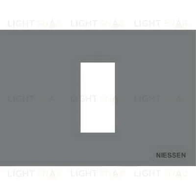 Рамка на 1 модуль ABB Niessen Zenit, итальянский стандарт (серебристый) 2CLA247100N1301+2CLA247390N1001 2CLA247100N1301 + 2CLA247390N1001