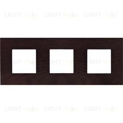 Рамка тройная ABB Niessen Zenit, немецкий стандарт (венге) 2CLA227300N2101+2CLA227190N1001+2CLA227190N1001+2CLA227190N1001 2CLA227300N2101 + 2CLA227190N1001