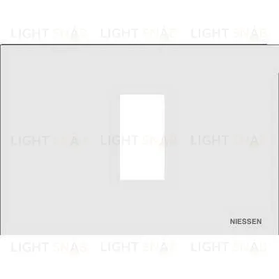 Рамка на 1 модуль ABB Niessen Zenit, итальянский стандарт (белый) 2CLA247100N1101+2CLA247390N1001 2CLA247100N1101 + 2CLA247390N1001