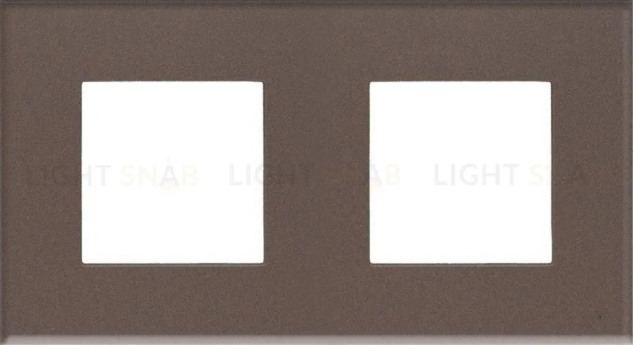 Рамка двойная ABB Niessen Zenit, немецкий стандарт (кофейное стекло) 2CLA227200N3701+2CLA227190N1001+2CLA227190N1001 2CLA227200N3701 + 2CLA227190N1001