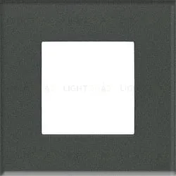 Рамка одинарная ABB Niessen Zenit, немецкий стандарт (стекло графит) 2CLA227100N3801+2CLA227190N1001 2CLA227100N3801 + 2CLA227190N1001