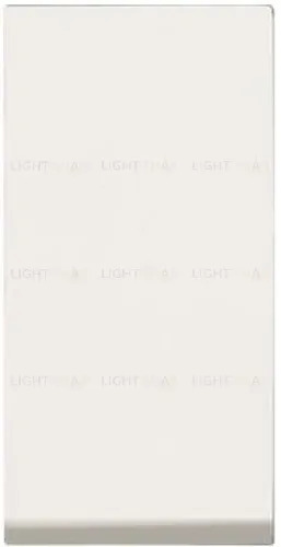 Заглушка узкая (1 модуль) ABB Niessen Zenit (Белый) 2CLA210000N1101 2CLA210000N1101