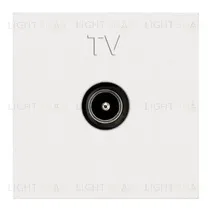 Телевизионная розетка TV одиночная ABB Niessen Zenit белый 2CLA225070N1101 2CLA225070N1101
