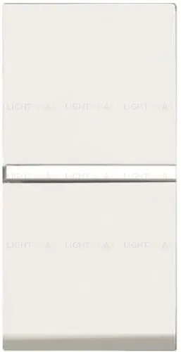 Переключатель одноклавишный ABB Niessen Zenit (узкая клавиша, 1 модуль) (Белый) 2CLA210200N1101 2CLA210200N1101