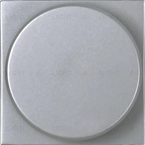 Светорегулятор с поворотной кнопкой ABB Niessen Zenit 60-500Вт (серебристый) 2CLA226020N1301 2CLA226020N1301