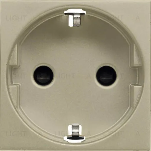 Розетка с заземлением со шторками ABB Niessen Zenit 16А (шампань) 2CLA228800N1901 2CLA228800N1901