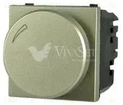 Cветорегулятор поворотный для регулируемых LED ламп ABB Niessen Zenit, 2-100 Вт, шампань 2CLA226030N1901 2CLA226030N1901