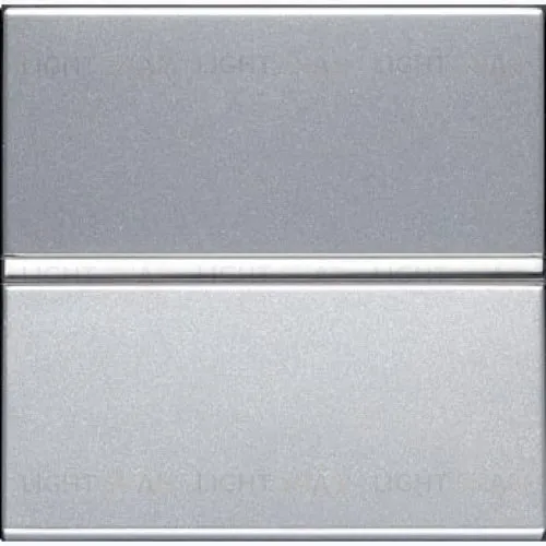 Выключатель одноклавишный ABB Niessen Zenit 16А (серебристый) 2CLA220100N1301 2CLA220100N1301