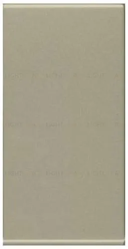 Заглушка узкая(1 модуль) ABB Niessen Zenit (шампань) 2CLA210000N1901 2CLA210000N1901