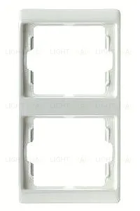 Рамка двойная для вертикального монтажа Berker Arsys, белый глянцевый 13230069 13230069