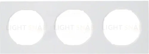 Рамка 3 местная Berker R3 полярная белизна 10132289 10132289