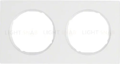 Рамка 2 местная Berker R3 полярная белизна 10122289 10122289