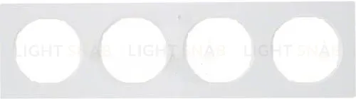 Рамка 4 местная Berker R3 полярная белизна 10142289 10142289