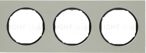 Рамка 3 местная Berker R3 нержавеющая сталь, черный 10132204 10132204