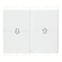 Выключатель управления жалюзи кнопочный Berker, 10А/250В 503520+14350169 503520 + 14350169