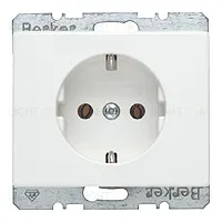 Розетка с заземлением с защитой от детей Berker 16А/250В 47350069 47350069