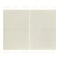 Выключатель двухклавишный проходной Berker (вкл/выкл с 2-х мест) 10А/250В 14350002+303808 14350002 + 303808