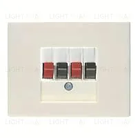 Акустическая розетка двойная Berker 110910+10350102 110910 + 10350102