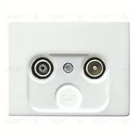 Телевизионная розетка оконечная Berker TV-FM S2900+12010179 S2900 + 12010179