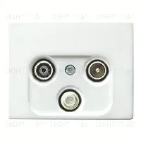 Телевизионная розетка проходная Berker TV-SAT-FM S4110+12010179 S4110 + 12010179