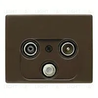 Телевизионная розетка проходная Berker TV-SAT-FM S4110+12010111 S4110 + 12010111