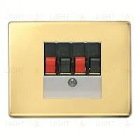 Акустическая розетка двойная Berker 110910+10340002 110910 + 10340002