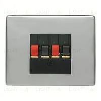 Акустическая розетка двойная Berker 110910+10340004 110910 + 10340004