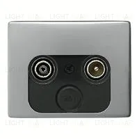Телевизионная розетка оконечная Berker TV-FM S2900+12020004 S2900 + 12020004