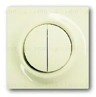 Выключатель двухклавишный с подсветкой ABB Impuls 10А/250В 2CKA001012A2111+2CKA001753A0064 2CKA001012A2111 + 2CKA001753A0064