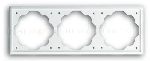 Рамка тройная ABB Impuls белый глянцевый 2CKA001754A2437 2CKA001754A2437