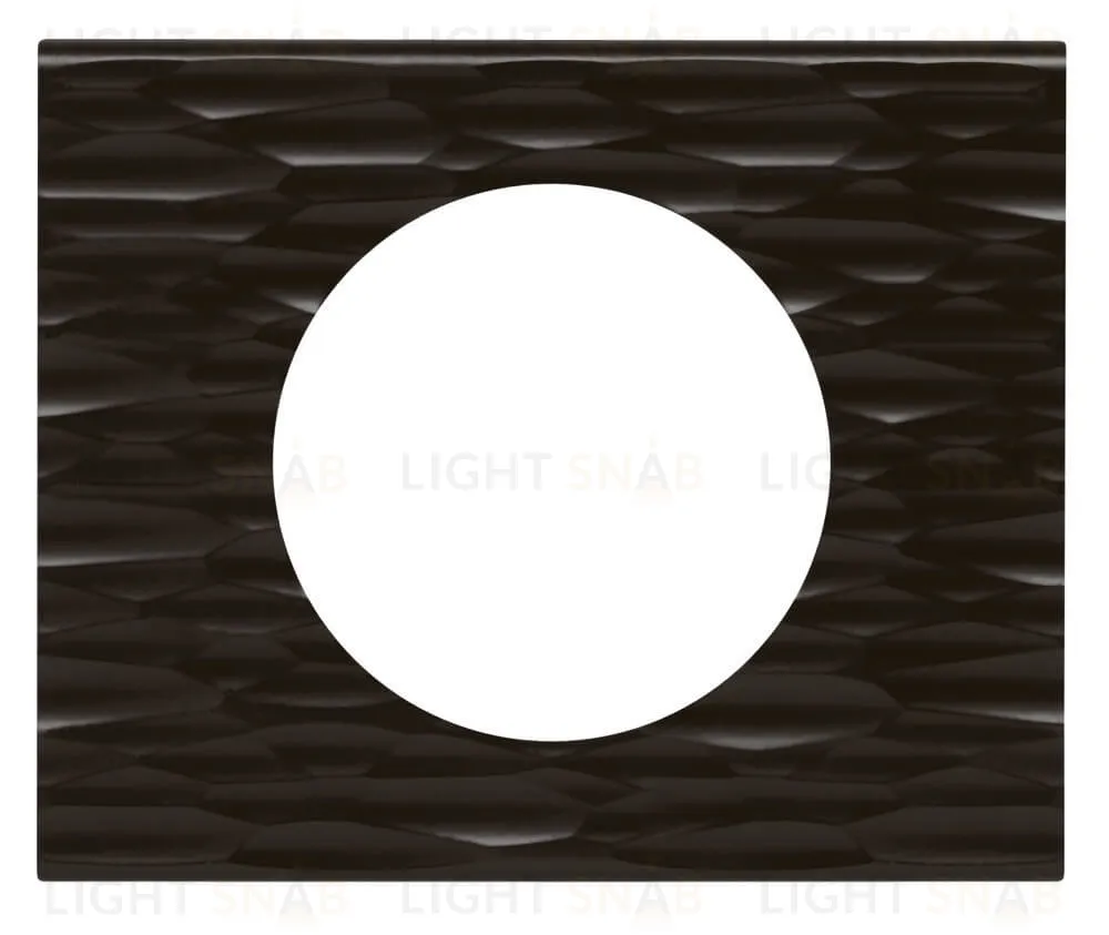 Рамка одноместная Legrand Celiane Corian черный рифленый 69021 69021