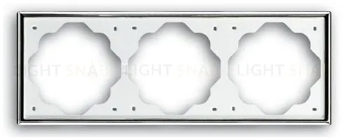 Рамка тройная ABB Impuls хром 2CKA001754A4135 2CKA001754A4135