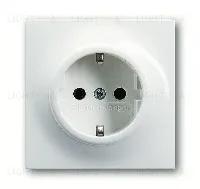 Розетка с заземлением ABB Impuls 16А/250В, белый глянцевый 2CKA002011A3790 2CKA002011A3790
