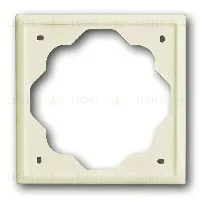 Рамка одинарная ABB Impuls кремовый глянцевый 2CKA001754A4505 2CKA001754A4505