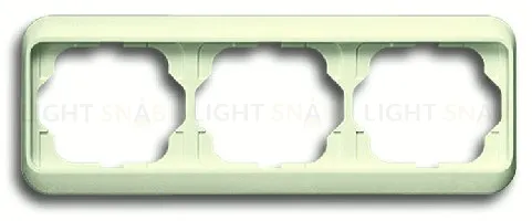 Рамка тройная для горизонтального монтажа ABB Alpha Nea кремовый глянцевый 1754-0-3807 1754-0-3807