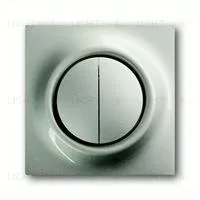 Выключатель двухклавишный с подсветкой ABB Impuls 10А/250В 2CKA001012A2111+2CKA001753A5333 2CKA001012A2111 + 2CKA001753A5333