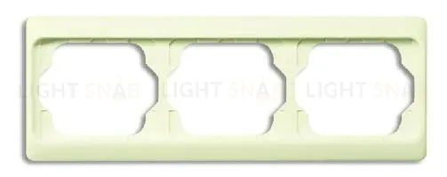 Рамка тройная для горизонтального монтажа ABB Alpha Exclusive кремовый глянцевый 1754-0-3856 1754-0-3856