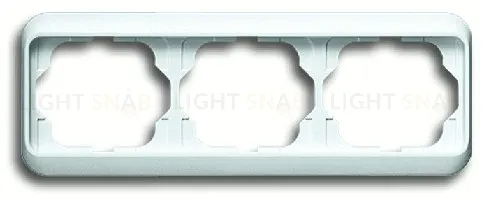 Рамка тройная для горизонтального монтажа ABB Alpha Nea белый глянцевый 1754-0-4518 1754-0-4518