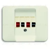 Акустическая розетка двойная ABB 2CKA000230A0464+1710-0-2496 2CKA000230A0464 + 1710-0-2496