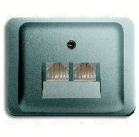 Розетка компьютерная двойная ABB RJ45 5-й кат. 2CKA000230A0412+1710-0-3347 2CKA000230A0412 + 1710-0-3347