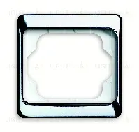 Рамка одинарная ABB Alpha Exclusive хром 1754-0-4159 1754-0-4159