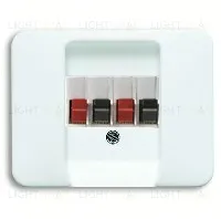 Акустическая розетка двойная ABB 1753-0-7743+2CKA000230A0464 1753-0-7743 + 2CKA000230A0464