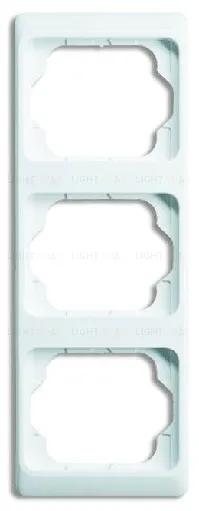 Рамка тройная для вертикального монтажа ABB Alpha Exclusive белый глянцевый 1754-0-3088 1754-0-3088